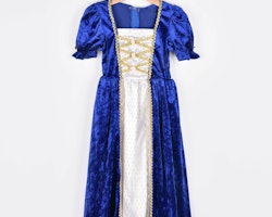 PRINCESSDRESS VELVET, BLUE 110-116 CL 4-6 YEARS