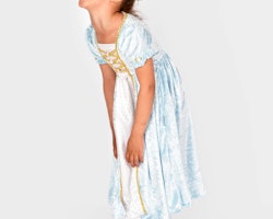 PRINCESSDRESS VELVET, TURQOISE 98-104 CL 4-6 YEARS