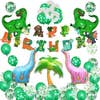 51 st dinosaurietema födelsedagsballongset för barn