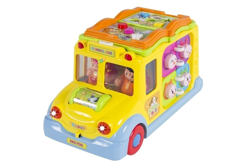 pedagogisk interaktiv skolbuss leksak med ljus - Leksaker och barnvagn