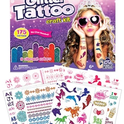 Glitter Tattoo Kit för barn att designa och applicera!