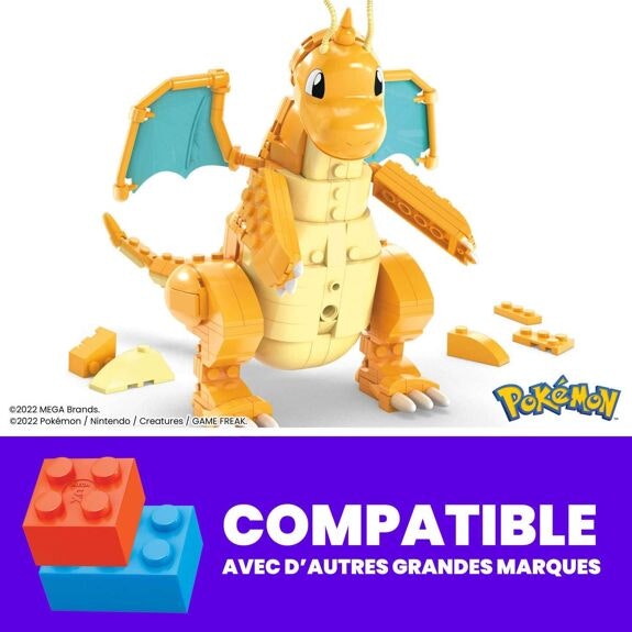 MEGA POKEMON - Dragonite - Byggsats - 387 delar