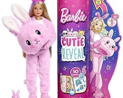 Barbie - Cutie Reveal docka - Docka med kanindräkt