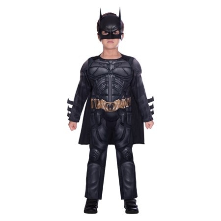 BATMAN DARK KNIGHT MUSCLE TOP CAPE AND MASK 6-8