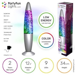 PartyFunLights - GlitterLamp Multi-Color LED