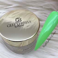 Glitterbels Farget Akryl Highlighter Green 28g