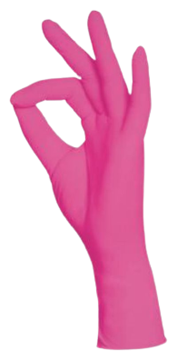 Nitril hansker - rosa