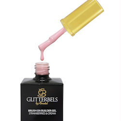 Glitterbels Brush-on Builder Gel Strawberries & Cream