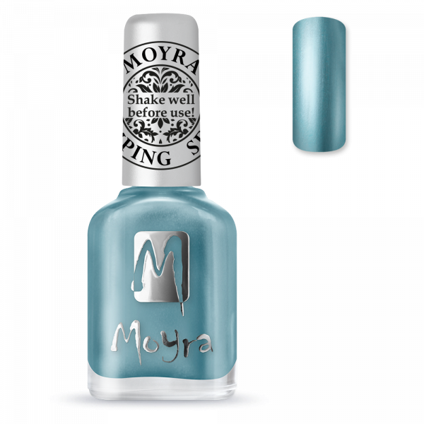 Moyra Stamping Polish 26 Chrome Blue