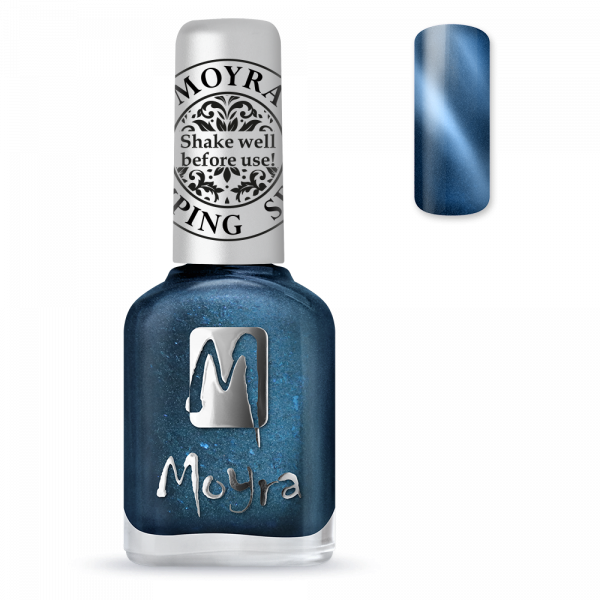 Moyra Stamping Polish 33 Cat Eye Magnetic Blue