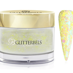 Glitterbels Farget Akryl Lemon Swirl 28g