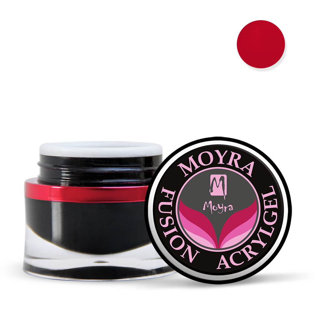 Moyra Fusion Farget Akrylgele Hibiscus Red 04