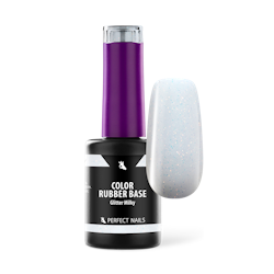 Perfect Nails Rubber Base Glitter Milky