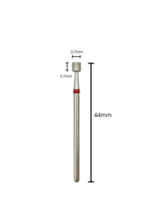 Diamantbits - Liten sylinder (rød/fin)