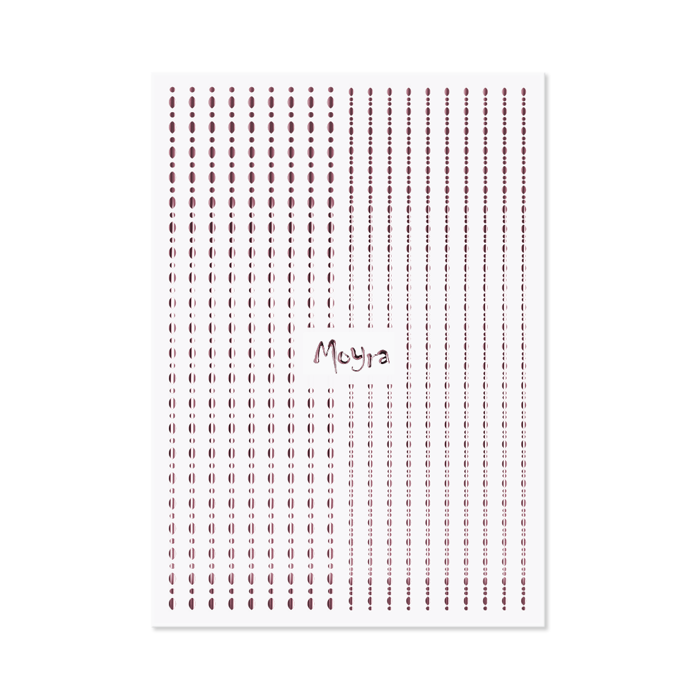 Moyra sticker Dots - Rosegull 03