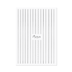 Moyra sticker Chain - Sølv 02