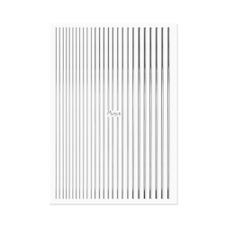 Moyra sticker Strips - Sølv 02