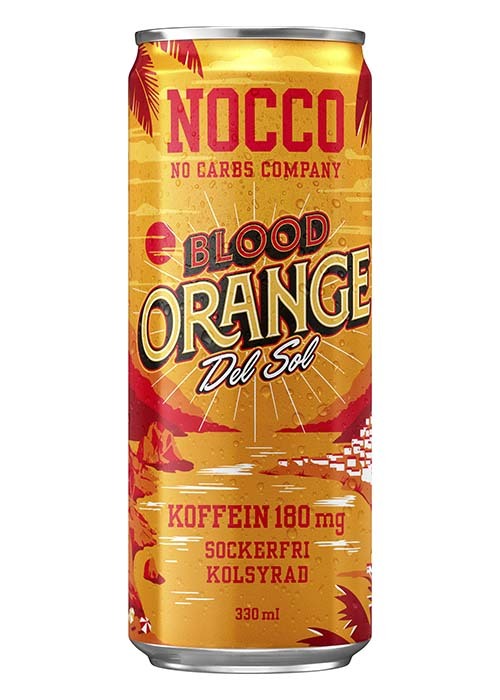 NOCCO Blood Orange Del Sol 33 cl x 24 st