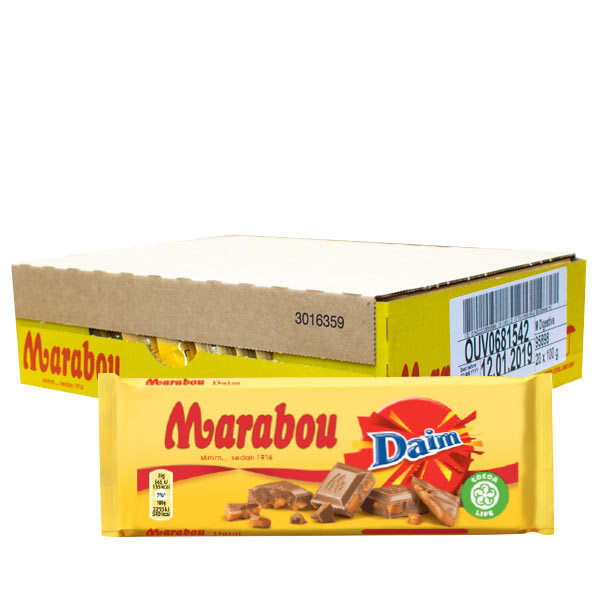 Marabou Mjölk/Daim 100g x 23 st