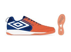 UMBRO Pro 5 Bump Orange/Blå Futsal indoorsko