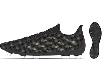 UMBRO Velocita Matrix Club FG Svart Fotbollsko fasta dobbar