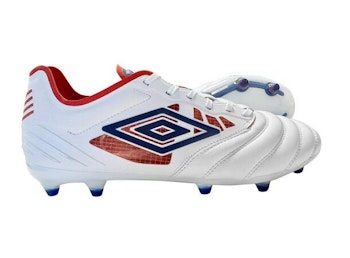 UMBRO Tocco IV Pro FG Vit/Blå Fotbollsko fasta dobbar