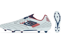 UMBRO Tocco IV Pro FG Vit/Blå Fotbollsko fasta dobbar
