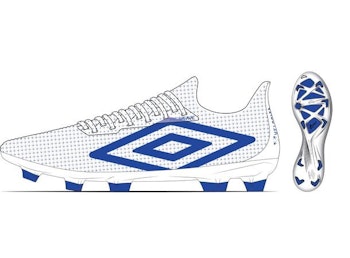 UMBRO Velocita Matrix Pro FG Vit Fotbollsko fasta dobbar