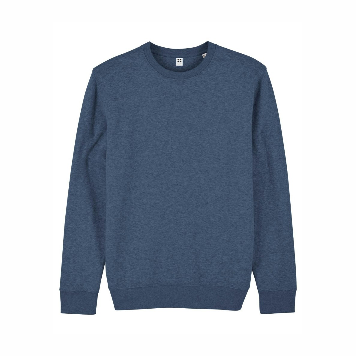 Rättvisemärkt sweatshirt - Dark heather blue