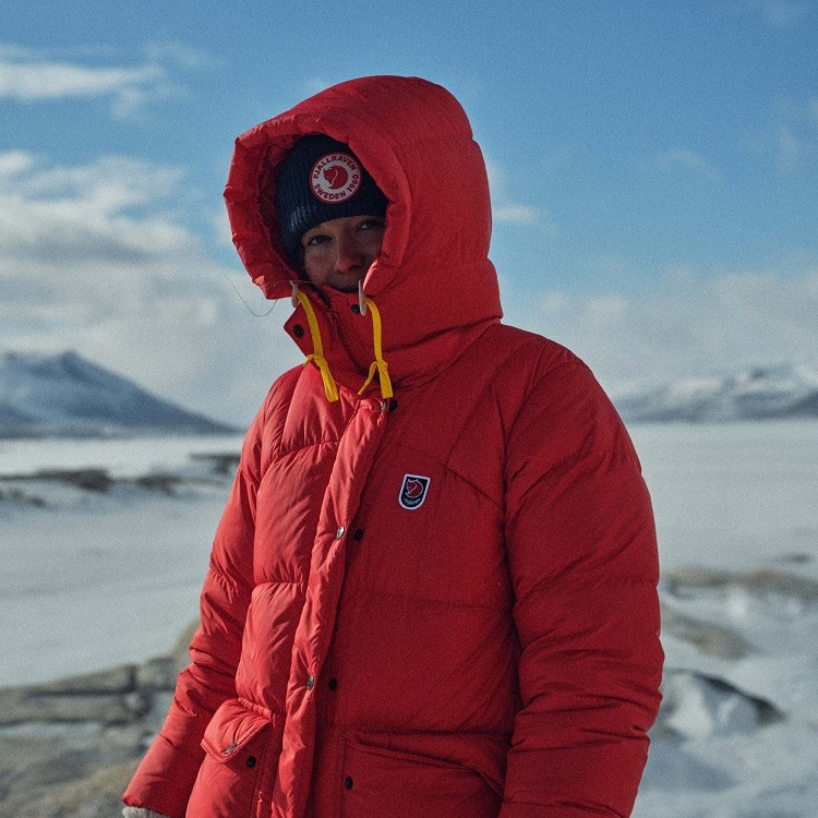 Kopia Fjällräven Expedition Long Down Parka W  Navy