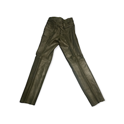 Leather trousers Green Leather