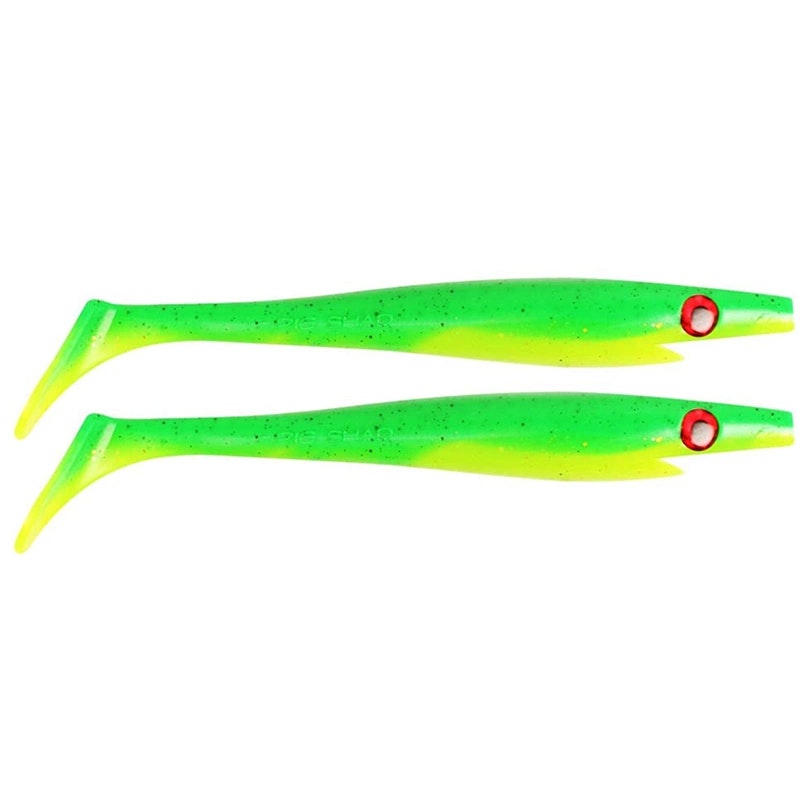 Pig Shad Junior, Fire Tiger 20cm (2-pack)