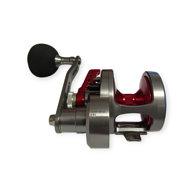 BFT Black Thunder V12 Red Gunsmoke Seafishing reel