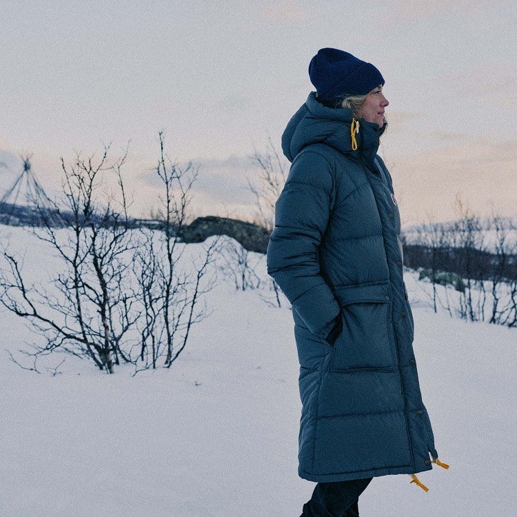 Fjällräven Expedition Long Down Parka W  Navy