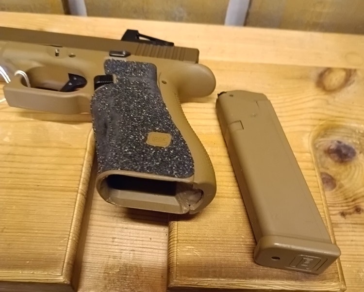 Glock 19X, 9mm Pistol, Timney Trycke, RMS Belyst Riktmedel