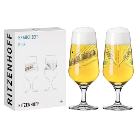 Brauchzeit Ölglas Pils 2-p NO: 5 & 6
