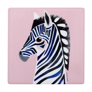 Glasunderlägg Zebra