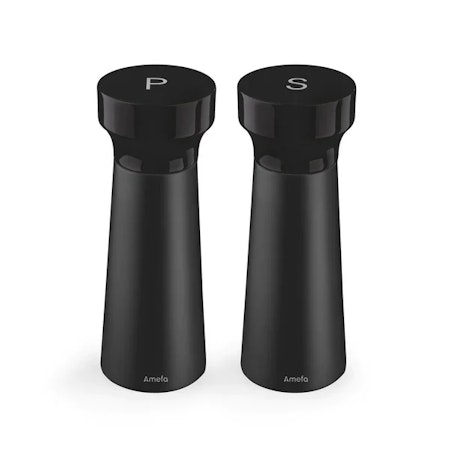 Salt & Pepparkvarn Modern Svart 15cm 2-p