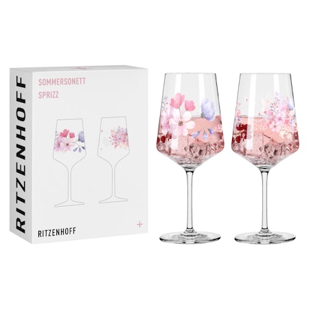 Sommersonett Vinglas NO: 17 & 18 2-p
