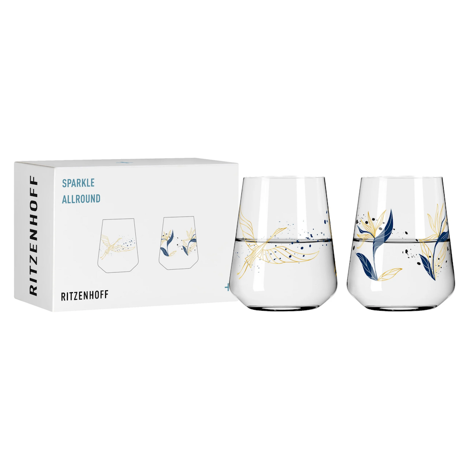 Sparkle Vattenglas 2-p NO: 1 & 2