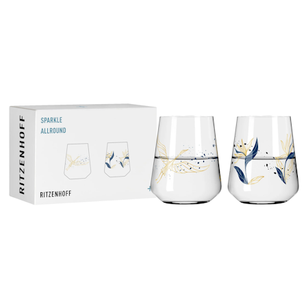 Sparkle Vattenglas 2-p NO: 1 & 2