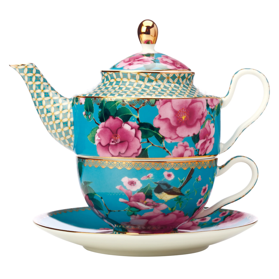 Silk Road Tea For One Aqua