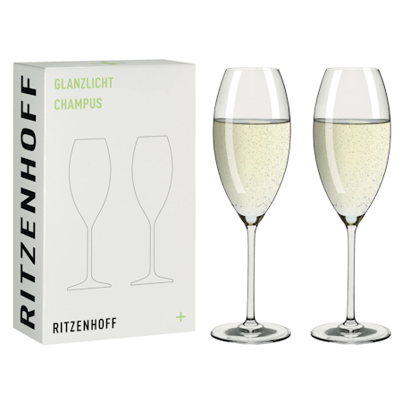 Glanzlicht Champagneglas 2-p