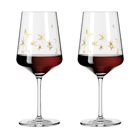 Celebration Deluxe Rödvinsglas Stars 2-p