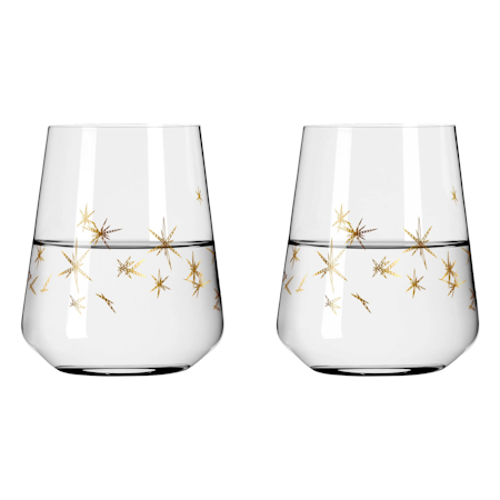 Celebration Deluxe Vattenglas Stars 2-p