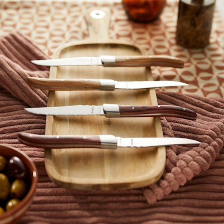 Grillkniv Royal Steak 4-p Brown i träbox