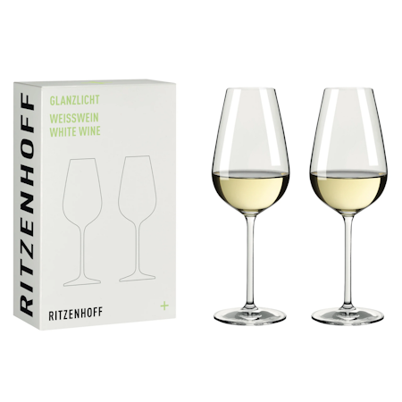 Glanzlicht Vitvinsglas 2-p