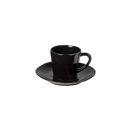 Nova Black Kopp med fat