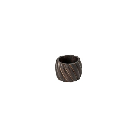 Servettring Spiral 4-p Dark Brown