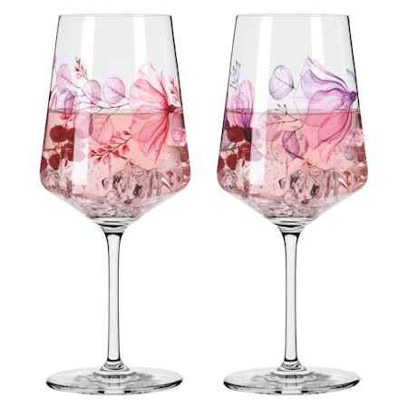 Sommersonett Vinglas NO: 21 & 22 2-p